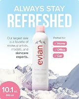 Evian Brumisateur Facial Spray Mist Fresh Hydrating 300ml Makeup Setting view 2