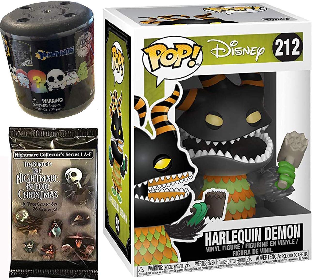 nightmare before christmas harlequin demon pop