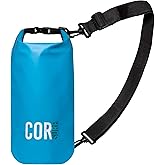 COR Surf Floating Waterproof Dry Bag 3L | 5L |10L | 15L Roll Top Sack Keeps Gear Dry for Kayaking, Rafting, Boating, Swimming, Camping, Hiking, Beach, Fishing
