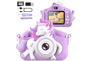 GOFUNLY Kids Camera for 3-8 Years Old Toddlers Childrens Boys Girls Selfie Camera 20.0 MP HD 1080P IPS Screen Dual Digital Toy Camera for Kids Christmas Birthday Gifts