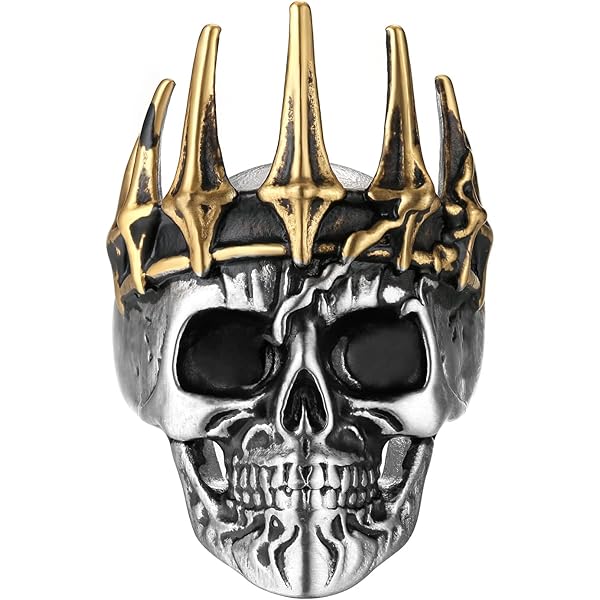 Anillo Calavera Hombre Anillo Calavera Acero Inoxidable Para