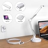 SKYLEO LED Desk Lamp with Clip and Base White 3 Modes 10 Brightness Levels view 4