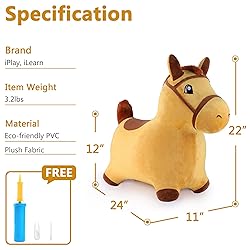 iPlay, iLearn Bouncy Pals Hopping Horse, Toddler