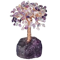 SUNYIK Handmade Healing Crystal Money Tree with