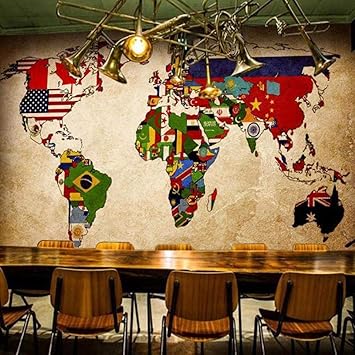 Amazon Com Vintage Old Flag 3d Wallpaper Engineering Wallpaper cm Home Improvement