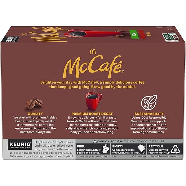 MCCAFE DECAF PREMIUM ROAST KEURIG K-CUP, 12 CT