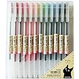 sencoo 12 pack Premium Gel Ink Pen Fine Point Pens Ballpoint Pen 0.5mm for Japanese Office School Students Stationery Supply Children Gift Pens
