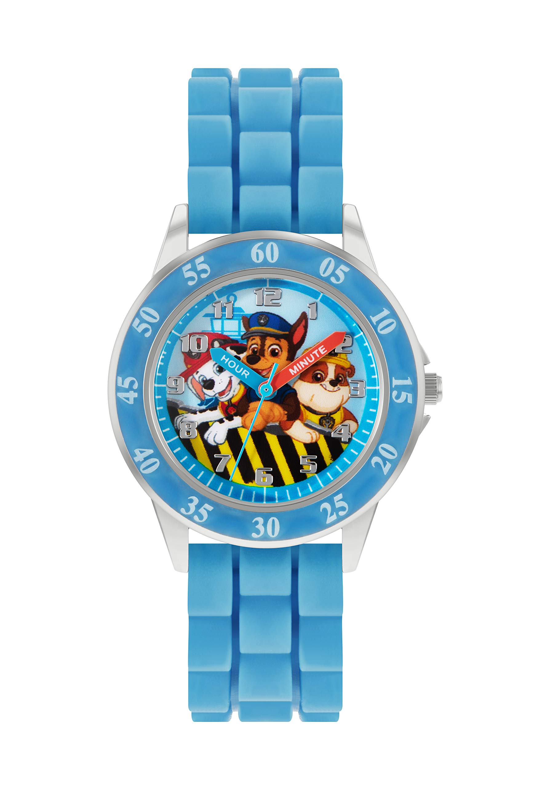 Paw Patrol Boys Light Blue Time Teacher Watch PAW9030
