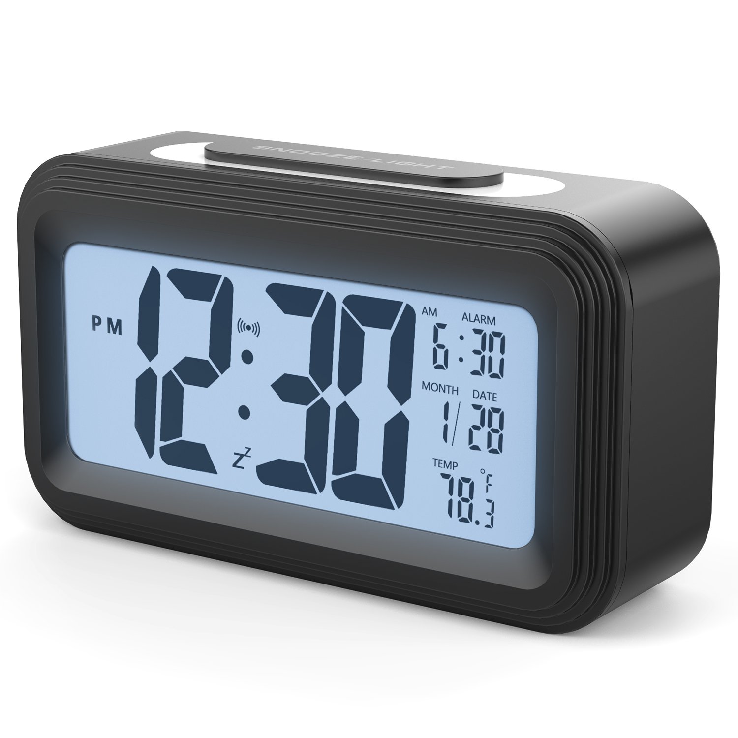 [Upgrade Version] Battery Operated Alarm Clock, GABONE Electronic Large