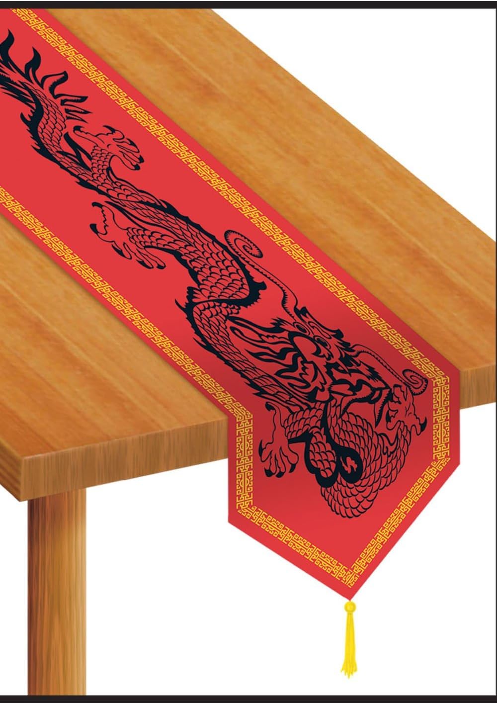 Evenement Animation Festive Jouet Taille Unique Mariage Cotillon Chemin De Table En Plastique Dragon Rouge 1 8 M Anniversaire Decoration Et Accessoires De Fete Cuisine Maison Chapeaux Masques Et Accessoires Domadtechnologies Com