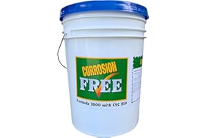 Corrosion Free Rust Cure Formula 3000 5G Pail, Great for Vehicles, Buses, Tractors, snowblowers, mowers, Rust Prevention, Rus