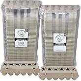 Vented Paper Pulp Egg Cartons Holds 1 Dozen Chicken Eggs (144 Pack)