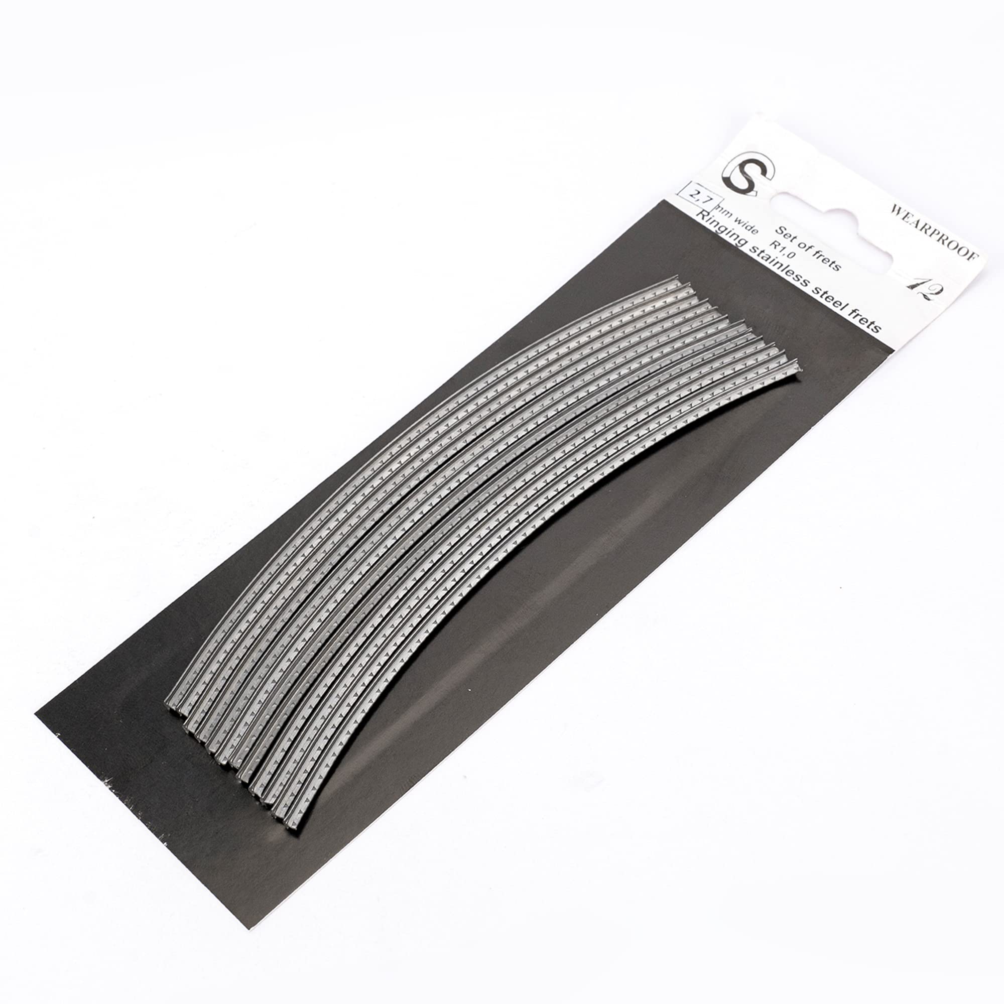 Sintoms RSS270096 Ringing Stainless Steel 2.7mm Jumbo Fret Wire Set for USA Les Paul SG Electric Guitar