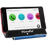 GrandPad Easy to Use Tablet &amp; Phone for Seniors [Locked - Not Compatible with Other Wireless Carriers - Requires a Plan]