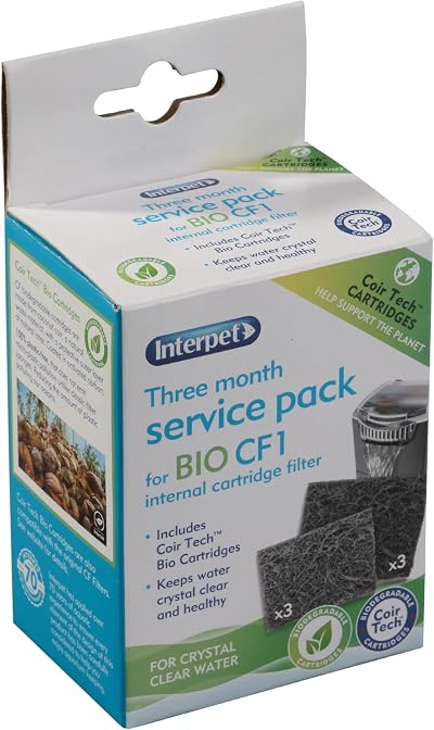 Interpet 3 Month Service Pack CF1 Internal Cartridge Filter Replacement