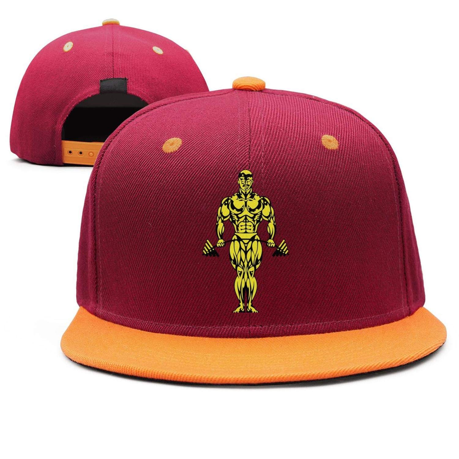 Gym Cap LightweightFitnessClassicGold¡¯SGymSnapback Running Mesh