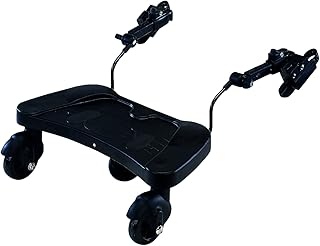 Kiddyboard, Buggyboard, Trittbrett, Mitfahrbrett, Rollbrett für Kinderwagen, Buggy, Jogger bis 25 kg, BABYBLUME