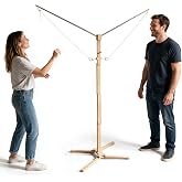 Giant Hook and Ring Game, Movable Indoor Outdoor 2-Player Battle Toss Game | Movable(Indoor&amp;Outdoor), Giant Standing Design, 2-Player Battle.
