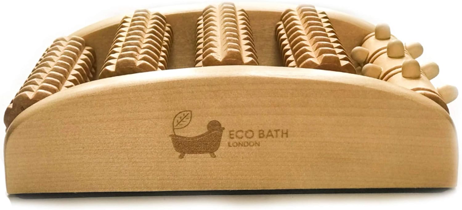 Eco Bath London Reflexology Foot Roller, Stress Relieve Foot Massager, Best to Use Under WFH Table, Great for Heel and Arch Pain - Image 3