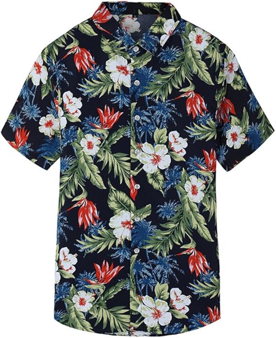 mens tropical dress shirts