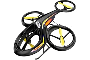 SYMA LED Mini RC Helicopter Drone - Gyro, 4HZ, Indoor Outdoor Micro Toy Gift for Kids & Adults