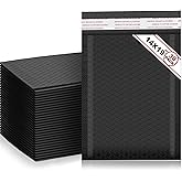 Henoyso 30 Pcs Extra Large Bubble Mailers 14 x 19 Inches Resealable Padded Envelopes Waterproof Shipping Bags Poly Padded Mailers Bulk for Mailing Packaging Small Business(Black)
