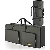 AKOZLIN 61 Key Keyboard Bag Portable Durable Electric Piano Padded Case Gig Bag Universal Waterproof Oxford Thicken Gig Bag w