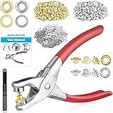 803Pcs Grommet Eyelet Pliers Kit, 1/4 Inch