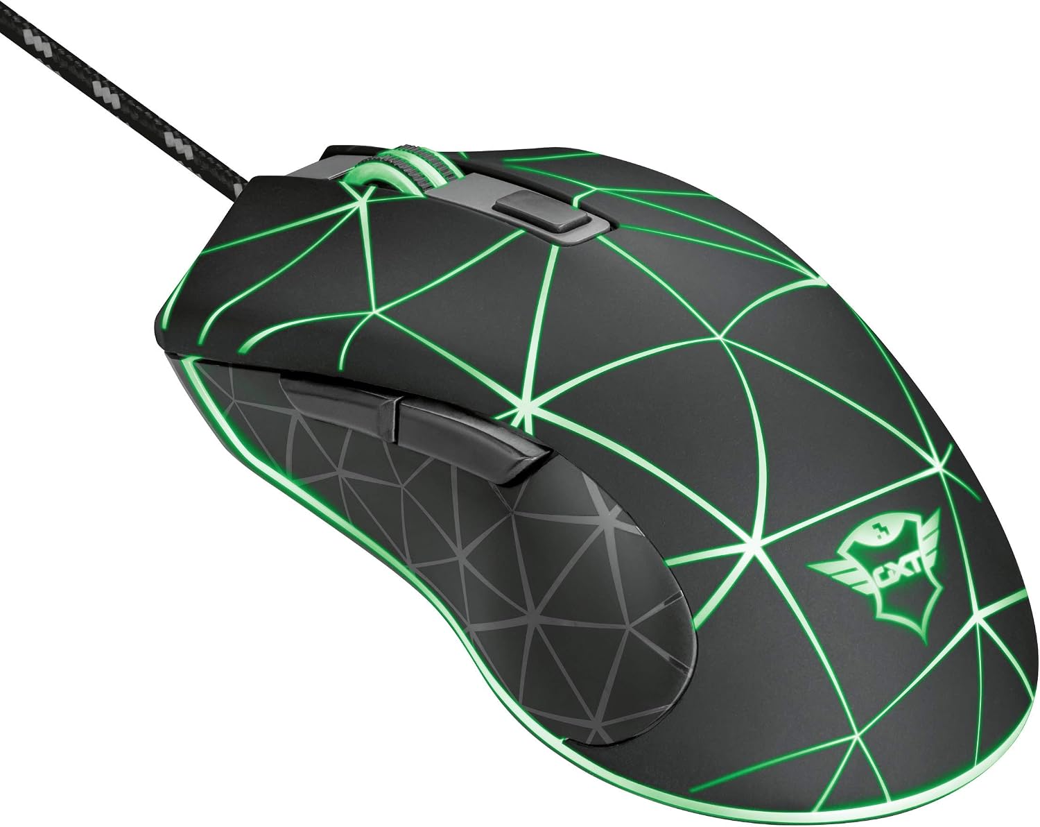 GXTrust 133 Locx Gaming Mouse, 800-4000 DPI, Multicolour LED Lighting, 6 Responsive Buttons, 1.8m USB Cable - Image 4