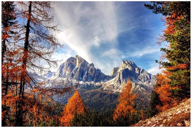 Wangpdp Paesaggio Stampa Montagna E Foresta Quadri Su Tela Decorazione Della Casa Soggiorno Arte Della Parete Natura Paesaggi Poster E Stampe Amazon It Casa E Cucina