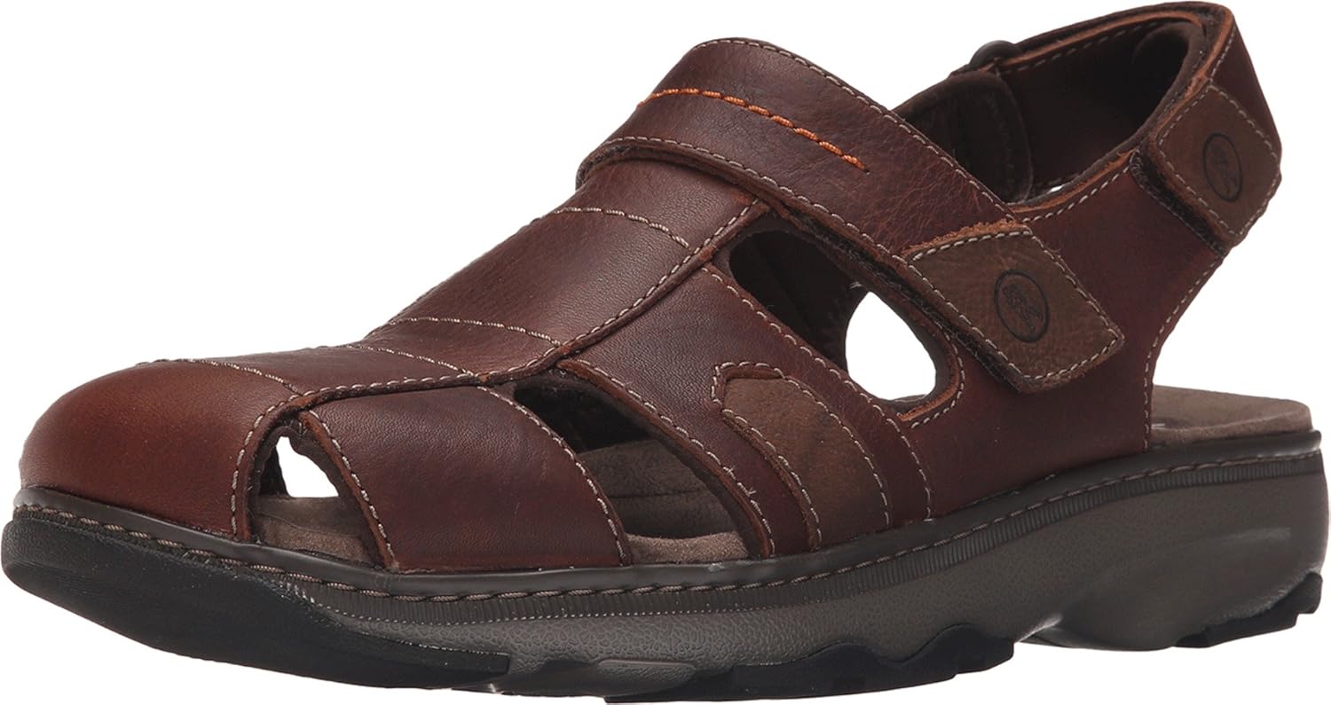 Clarks Mens Raffe Bay Sandal, 15 D(M) US, Brown Leather Amazon.ca