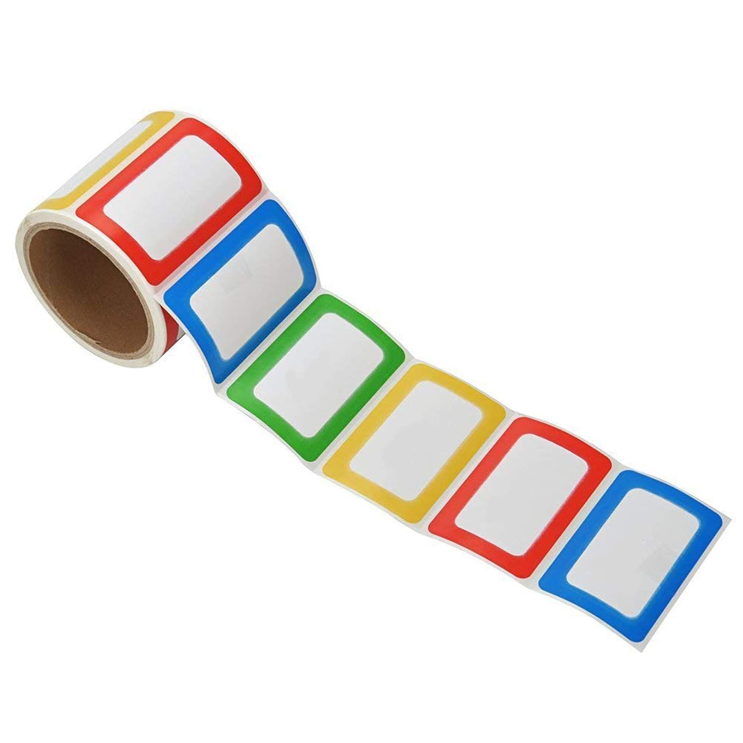 Amazon Com 400 Labels 3 X 2 25 5 Rolls Colored Name