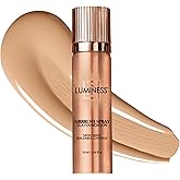 LUMINESS Silk Airbrush Spray Foundation - Full Coverage Foundation - Formula Hydrates & Moisturizes with Hyaluronic Acid, Aloe Vera & Hydrolyzed Silk (Shade - Light Medium)