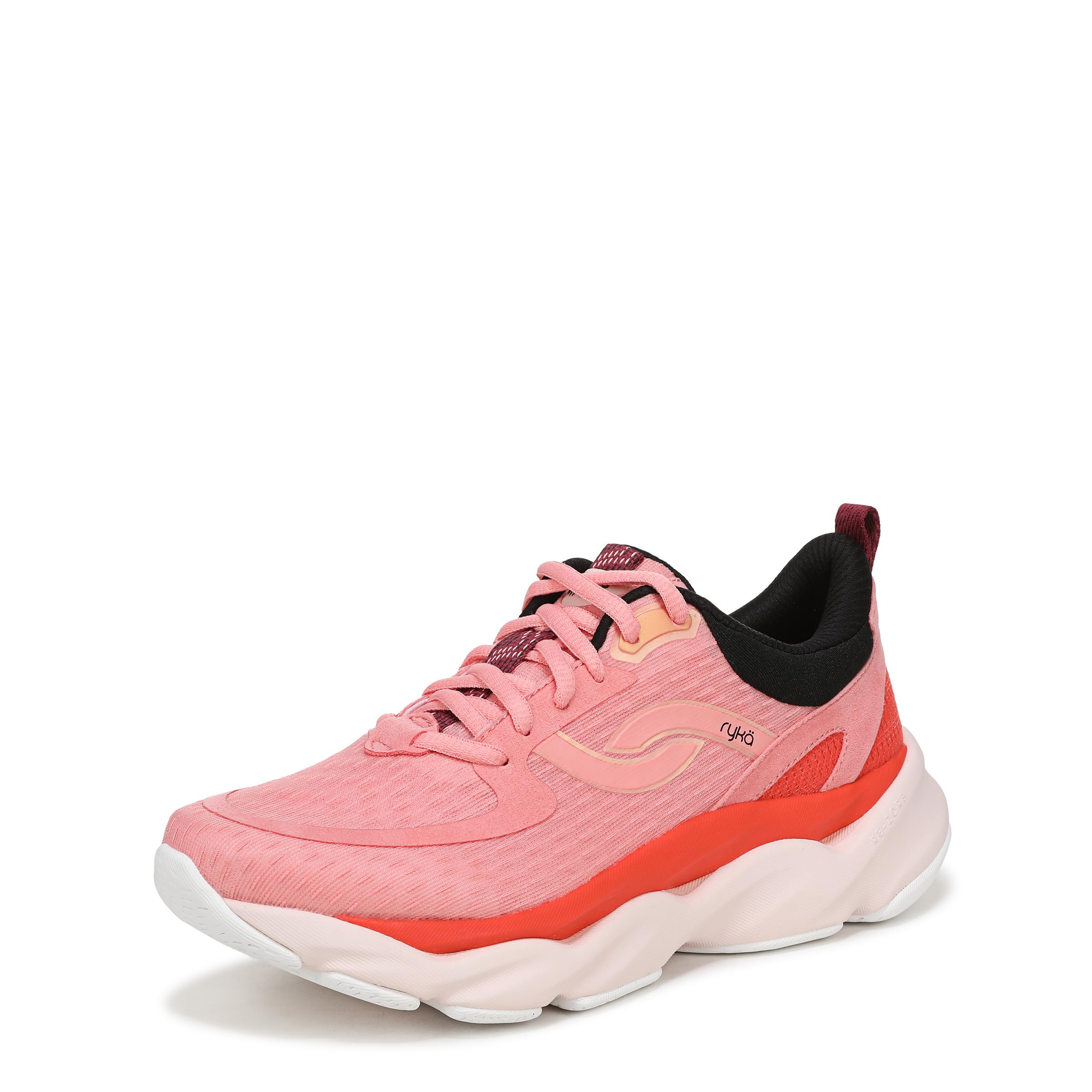 Ryka Women’s Rezorb Max Walking Shoes Pink Coral Mesh Fabric 5.5 M