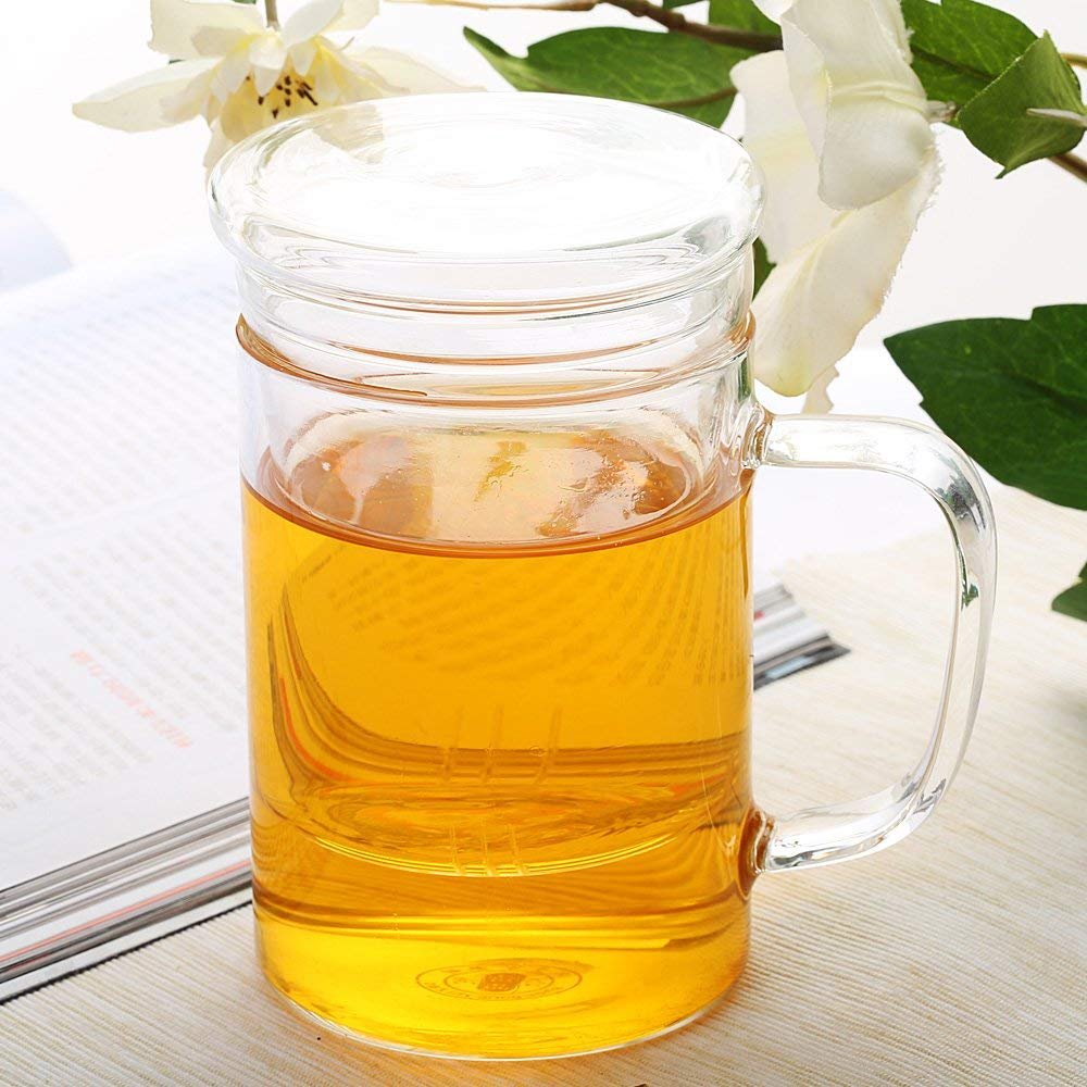 tea cup in glass