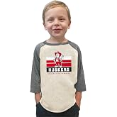 Little King NCAA Boys Toddler 3/4 Raglan T-Shirt-Team Logo-Team Colors