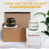 PALANCHY 3-in-1 Ceramic Wax Warmer Set of 2 Black & White view 6