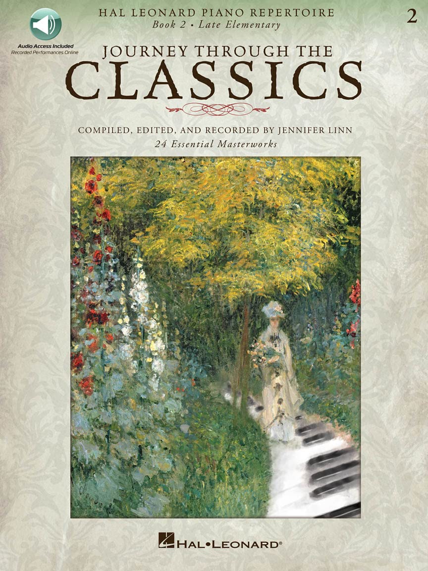 Journey Through The Classics: Book 2 - Late Elementary (Hal Leonard Piano Repertoire) (Includes Online Access Code)