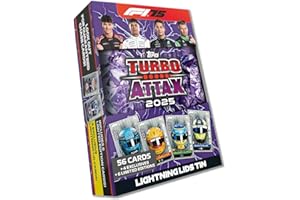 Topps Turbo Attax Formula 1 2025 - Random Mega Tin - Contains 66 Cards, Including 6 LE's and 4 Exclusive Cards