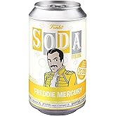 Funko Vinyl SODA: Queen - Freddie Mercury - Glitter - 1/6 Odds for Rare Chase Variant - Collectable Vinyl Figure - Gift Idea - Official Merchandise - Toys for Kids & Adults - Music Fans