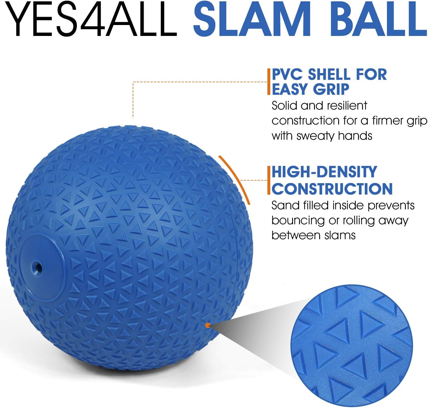 exercise ball with sand inside
