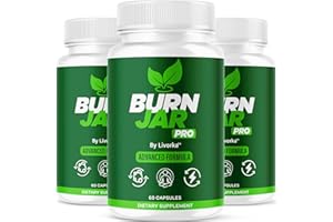 LIVORKA (3 Pack) Burn Jar Pro - BurnJar Pink Salt Capsules Pro, BurnJar Pro Pills, Official Advanced Formula Burn Jar Pro Supplement Pills Natural Ingredients Reviews, 180 Capsules for 3 Months