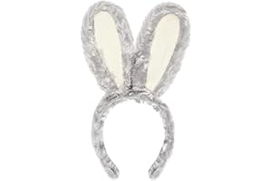 KOYY Bunny Ears Headband Rabbit Cosplay Floppy Bunny Costume Accessories for Halloween Easter Party
