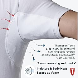 Men's Sweatproof Undershirt | Cotton V Neck T-Shirt