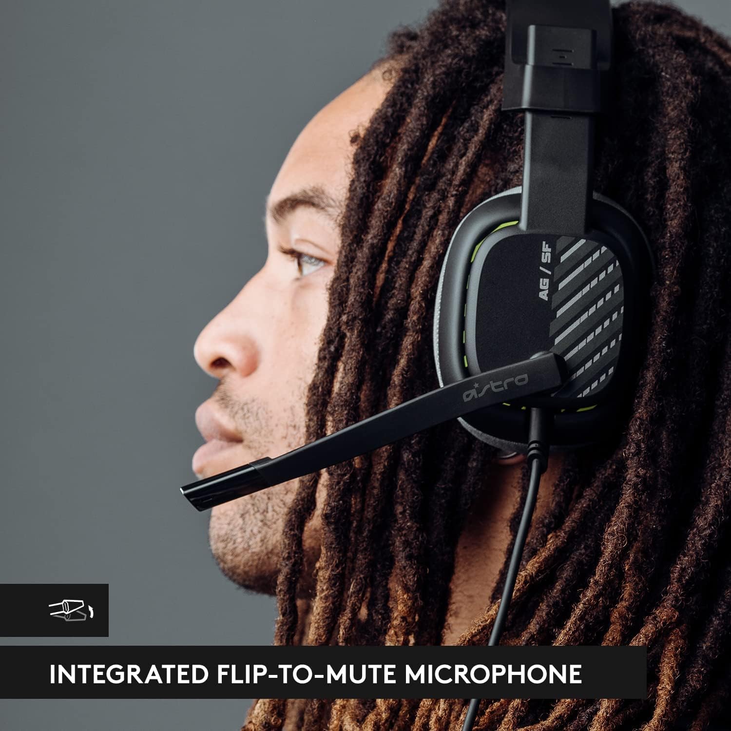 ASTRO A10 Gaming Headset Gen 2 Wired Headset, Over-ear Gaming Headphones, Lightweight, Flip-to-mute microphone, 32 mm drivers, Compatible with Xbox Series X|S, Xbox One, Nintendo Switch, PC - Black