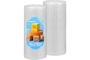 packbabol Bubble Cushioning Wrap Rolls, ProtectivePackaging Material, Bubble Moving Wrap for PackingMoving Supplies,Small bus