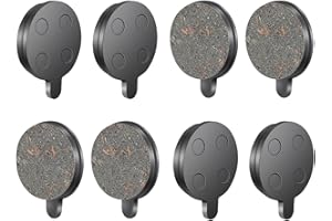 HUGUWDY Ebike Disc Brake Pads，4 Pairs for 10 Inch Tires of Mini Ebike Brake Pads Replacement L:18.6mm W:4mm H:22.5mm Electric Scooter Brake Pads Semi Metal Brake Pads Ebike Pads for 10 Inch Electric Scooter