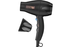 Infiniti Pro by Conair Mini Pro Plus AC Styler/Hair Dryer, 1600 watts Blow Dryer, Fast Drying, Smooth, Shiny Hair and Less Fr