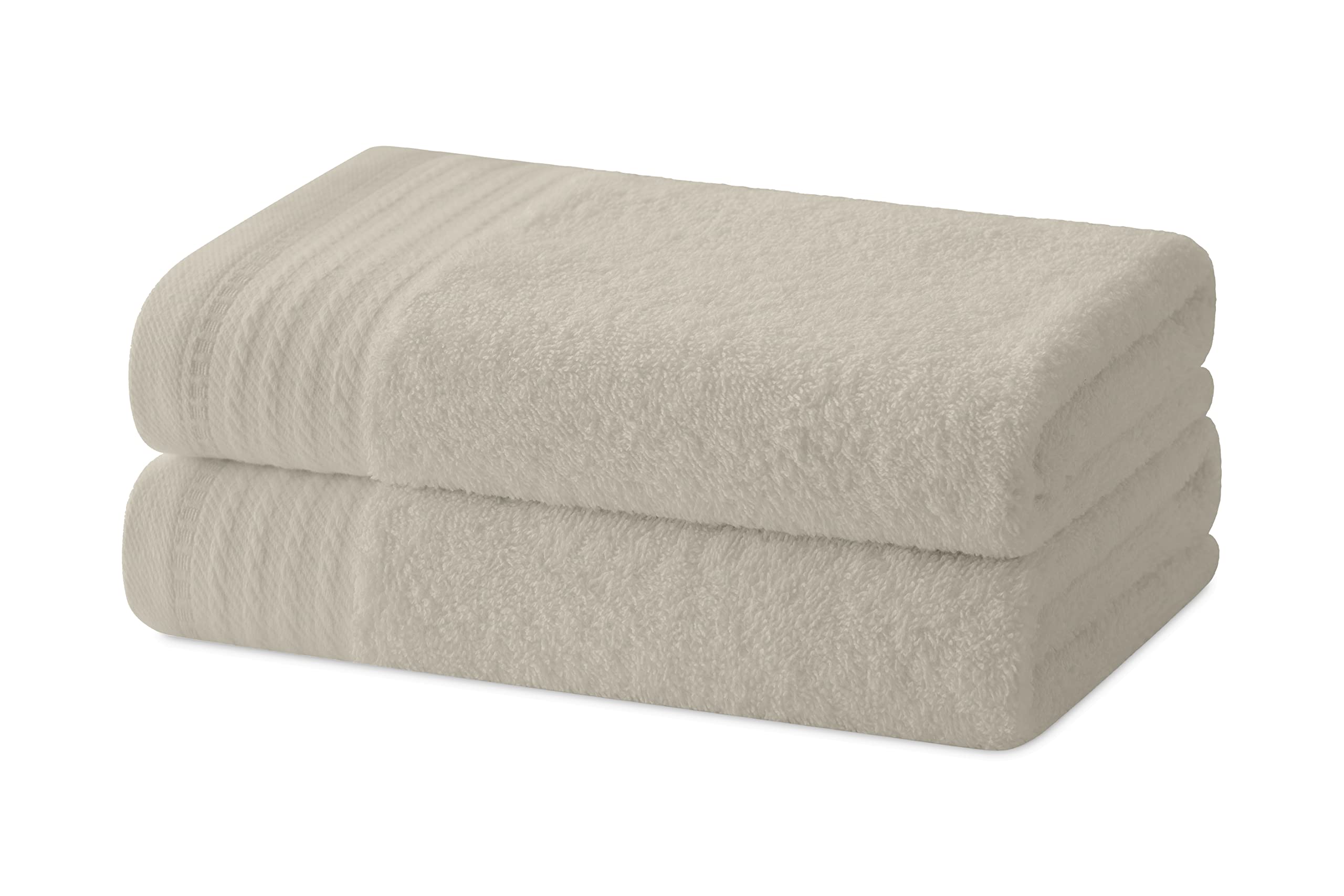 Degrees home - Set of 2 Hand Towels – Bath Towels – 100% Cotton – 480 g/m² – 100 x 50 cm