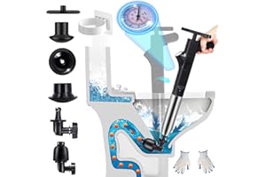 Toilet Plunger High Pressure Air Plunger Drain Blaster, High Pressure Drain Plumb Plunger Gun, Drain Clog Remover Tool, for T